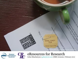 eResources for Research