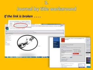 If the link is broken . . . . 
 