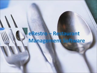 eRestro – Restaurant Management Software 