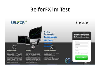 BelforFX im Test

 