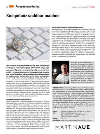 Ausgabe 6/8 Juni / August 2021 / ERFOLG
36
Kompetenz sichtbar machen
Personenmarketing
«Wir sind besser als unsere Mitbewerber!» Das sagen viele Unterneh-
mer von ihren Firmen und Produkten. In gefühlt jeder meiner bisher
rund 170 Analysen zumThema Sichtbarkeit sagt man mir: «Bezüglich
Kompetenz sind wir in unserem Bereich deutlich besser als die Kon-
kurrenz.» So seien beispielsweise die eigenen Mitarbeiter erfahrener
oder besser ausgebildet, die Technologien und Materialien besser,
die Vorgehensweise professioneller und so weiter. Ich frage dann
immer zurück: «Aber wissen das auch Ihre potentiellen Kunden?».
Kompetent zu sein in seinem Bereich ist die Grundvoraussetzung fürs
Geschäft. Aber wenn du deine Kompetenz nicht sichtbar machst, wirkt
sie erst, wenn du den Auftrag hast. Was genau meine ich damit? Viele
Unternehmen zeigen ihre Kompetenz erst, wenn sie einen Auftrag bezie-
hungsweise einen Kunden gewonnen haben. Der Kunde muss sich aber
zuerst für dich als Anbieter entscheiden. Und in vielen Bereichen sind Ex-
perimente mit einem Anbieter teuer und aufwändig. Fazit: Es ist genau
genommen zu spät, wenn der Kunde erst während der Zusammenarbeit
mit einem Anbieter merkt, dass dieser kompetent ist.
Kompetenzzuweisung vor dem Auftrag
Damit sich der Kunde schnell und mit einem guten Gefühl für einen An-
bieterentscheidet,musserdasvorderAuftragsvergabeschonwissen.Wie
das gehen soll? Mit Information! Publiziere beispielsweise spannende, ak-
tuelle und hilfreiche Informationen über dein Business. Damit meine ich
allerdings nicht, über die Produkte und über dein Unternehmen. Ich meine
über das Thema – dort wo du deine Kernkompetenz hast. Was kannst du
konkret tun? Du schreibst informative Kundenzeitungen und Newsletters,
Blogs oder machst Videos. Du organisierst Infoveranstaltungen und hältst
Referate. Falls deine Kunden zu weit weg sind, geht das auch online. Und
diese benutzerfreundlich aufgearbeiteten Informationen machst du mö-
glichst vielen Menschen zugänglich, indem du sie geschickt bewirbst und
streust. So zeigst du, dass du kompetent und am Ball bist. Ist das nicht
unglaublich viel Arbeit? Doch, am Anfang schon. Aber: Erstens gibt es kei-
nen besseren und effizienteren Weg in der Kundengewinnung, zweitens
wird Contentmarketing bei regelmässiger Ausführung immer einfacher
und drittens gibt es Spezialisten, die dich unterstützen können.
Profillosigkeit schmälert empfundene Kompetenz
Wie ist dein Profil – geschliffen oder kantig? Ein Profil ohne Ecken und
Kanten hat durchaus Vorteile: Eine geschliffene Form eckt weniger an und
leistet weniger Widerstand. Das kann bei Fischen im Wasser durchaus ein
Vorteil sein. Im Business überwiegen meistens die Nachteile, wenn du
mit zu viel Reibung unterwegs bist. Das Hauptproblem von Profillosigkeit
ist ein anderes: Du fällst nicht auf und gehst in der Masse unter. Was im
Fischschwarm unter Umständen dein Leben rettet, ist im Business tödlich.
Der Kunde muss dich – damit du den Auftrag erhalten kannst – zuerst
finden und wahrnehmen. Konkret muss er wissen, ob ihr geschäftlich zu-
sammenpasst. Dafür muss er, ganz einfach gesagt, wissen, wer du bist,
was du anbietest und wofür du stehst. Wenn du diese Informationen klar
und deutlich sichtbar machst, bist du schon weiter als viele andere KMU.
Und was kommt danach? Dann zählst du 10 Gründe auf, warum ich bei
dir Kunde sein soll. Wie soll das gehen? Du sammelst 10 Alleinstellungs-
merkmale, was dein Unternehmen von anderen abhebt und machst sie
sichtbar – beispielsweise als Bulletpoints.
Foto von fotolia.com
Martin Aue ist einer der führenden Ex-
perten für «Sichtbarkeit» im deutsch-
sprachigen Raum. Der Berner Oberlän-
der mit Jahrgang 1978 ist bekannt für
seine erfolgreichenWerbestrategien für
den Mittelstand – oder, wie die Schwei-
zer sagen, für KMU. Als Businessvor-
macher und Unternehmermentor hält
er schon seit 20 Jahren begeisternde
Vorträge und ist Autor von vielen Pu-
blikationen, wie Büchern, Fachtexten,
Newsletter sowie Online-Programmen.
EVENT HINWEIS: Impulsvortrag «Mit Personenmarketing zum Exper-
tenstatus» Bist du als Einzelunternehmer, StartUp, One-Man-Show
oder Solopreneur auf der Suche nach (mehr) Kunden? Oder möchtest
du als Therapeut, Coach oder Freischaffender von deiner Zielgruppe
wahrgenommen werden? Der Schlüssel zum Erfolg liegt darin, wie du
dich als Person verkaufst. Als Personenmarke gezielt Sichtbarkeit auf-
zubauen, ist kein Hexenwerk. Martin Aue zeigt dir in diesem Vortrag
anschaulich, wie du es richtig machst. Dann brauchst du nur noch den
Mut, deine Strategie auch sichtbar zu machen. Aber auch hierzu be-
kommst du an diesem Abend konkrete Tipps. Willst du dich weg von
der grauen Maus hin zum angesehenen Experten bewegen? Dann
melde dich jetzt zu diesem Vortrag an
Datum: 	 Dienstag, 24. August 2021 von 19.00 bis 21.00 Uhr
Ort: 	 SMI Swiss Marketing Institute AG,
	 Schwarzenburgstrasse 236, 3098 Köniz b. Bern,
	 oder via Livestream per Zoom
Kosten: 	 CHF 35.–
Anmeldung: 	www.martin-aue.com oder Telefon auf 033 650 10 10
 