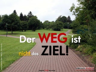 Upgrade YOUR Recruiting!
FINDEN
LERNEFFEKT
GLEICHZEITIGER
WORKFLOW IST
EFFEKTIV
STEP 2
Gezielte
Aktivitäten
= ACTIVE SOURCING
©intercessio.de2015-Seite11-WasistActiveSourcing
 