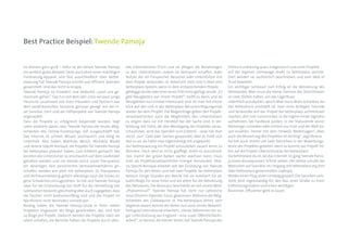 Best Practice Beispiel: Twende Pamoja


Im Kleinen ganz groß – dafür ist der Verein Twende Pamoja      elle Informationen frisch und sie pflegen die Beziehungen        Online-Fundraising quasi outgesourct und seine Projekte
ein wirklich gutes Beispiel. Denn auch ohne einen mächtigen    zu den Unterstützern, indem sie Vertrauen schaffen. Jeder        auf der eigenen Homepage direkt zu betterplace verlinkt.
Fundraising-Apparat und fast ausschließlich über better-       Nutzer, der als Fürsprecher, Besucher oder Unterstützer mit      Dort werden sie ausführlich beschrieben und vom Web of
place.org hat Twende Pamoja schnell und effizient Spenden      dem Projekt verbunden ist, bekommt stets eine E-Mail vom         Trust bewertet.
gesammelt. Und das nicht zu knapp.                             betterplace-System, wenn in dem entsprechenden Projekt           Ein wichtiger Schlüssel zum Erfolg ist die Aktivierung des
Twende Pamoja ist Kiswahili und bedeutet „Lasst uns ge-        gebloggt wurde oder eine neues Foto hinzugefügt wurde. „Es       Netzwerkes. Man muss die kleine Flamme des Streichholzes
meinsam gehen“. Das tun seit dem Jahr 2000 ein paar junge      gibt Neuigkeiten von ihrem Projekt!“, heißt es dann, und da      an viele Stellen halten, um das Lagerfeuer
Deutsche zusammen mit ihren Freunden und Partnern aus          Neuigkeiten nun einmal interessant sind, ist man mit einem       ordentlich anzufachen, sprich: Man muss Mails schreiben, bis
dem ostafrikanischen Tansania, genauer gesagt von der In-      Klick auf den Link in der betterplace-Benachrichtigungsmail      das Adressbuch erschöpft ist, man muss Kollegen, Freunde
sel Sansibar. Dort sind die Hilfsprojekte von Twende Pamoja    wieder bei dem Projekt. Die Blogeinträge geben den Projekt-      und Verwandte auf das Projekt bei betterplace aufmerksam
angesiedelt.                                                   verantwortlichen auch die Möglichkeit, den Unterstützern         machen, den Link rumschicken, in die eigene Email-Signatur
Dass die Projekte so erfolgreich bespendet wurden, liegt       zu zeigen, dass sie mit Herzblut bei der Sache sind. In Ver-     aufnehmen, bei Facebook posten, in die Statusleiste seiner
unter anderem daran, dass Twende Pamoja die neuen Mög-         bindung mit Fotos, die den Werdegang des Projektes veran-        Messenger schreiben oder einfach nur Gott und der Welt da-
lichkeiten des Online-Fundraisings voll ausgeschöpft hat:      schaulichen, wird das Spenden zum Erlebnis – zwar hat man        von erzählen. Immer mit dem Hinweis: Weitersagen! „Aber
Das Internet ist schnell, aktuell, anschaulich und billig im   meist „nur“ Geld oder Sachen gespendet, aber es fühlt sich       auch die Bewertung des Projektes ist wichtig“, sagt Verena.
Unterhalt. Also haben Matthias Mnich, Michaela Blaske          fast so an, als hätte man eigenhändig mit angepackt.             Sie hat auch immer um viele Sternchen in der Bewertungs-
und Verena Specht-Ronique, die Projekte für Twende Pamoja      Auf betterplace.org ein Projekt einzustellen, dauert keine 20    leiste des Projektes gebeten, denn so kommt das Projekt hö-
bei betterplace platziert haben, zum Erlebnis gemacht. Nie     Minuten. Doch wird es nicht gepflegt, droht es auszutrock-       her auf die Projekt-Übersichtsseite bei betterplace.
konnten die Unterstützer so anschaulich auf dem Laufenden      nen. Damit der grüne Balken weiter wachsen kann, muss            Da betterplace da ist, wo das Internet ist, ging Twende Pamo-
gehalten werden und nie konnte durch soviel Transparenz        man als Projektverantwortlicher Energie reinstecken. Vere-       ja einen konsequenten Schritt weiter: Der Verein schulte die
ein derartiges, fast persönliches Vertrauensverhältnis ge-     na Specht-Ronique arbeitet seit der Gründung von Twende          Menschen auf Sansibar im Umgang mit betterplace.org (mit
schaffen werden wie jetzt mit betterplace. Zu Transparenz      Pamoja für den Verein und hat zwei Projekte bei betterplace      über betterplace gesammelten Laptops).
und Vertrauensbildung gehört allerdings auch die Stärke, ei-   betreut. Einige Stunden pro Woche hat sie investiert, für ak-    Wieder einen Flug, einen Umweg gespart: Die Sansibari sam-
gene Schwächen einzugestehen. So hat sich Twende Pamoja        tuelle Blogs, für neue Fotos und vor allem für die Aktivierung   meln jetzt eigenständig für den Bau einer Straße zu einer
zwar für die Finanzierung von Stoff für die Herstellung von    des Netzwerks. Die Resonanz beschreibt sie mit einem Wort:       Entbindungsstation und einen wichtigen
Jutetaschen bedankt, gleichzeitig aber auch zugegeben, dass    „Phänomenal!“. Twende Pamoja hat nicht nur zahlreiche            Brunnnen. Effizienter geht es kaum.
die Taschen nicht konkurrenzfähig sind und das Projekt im      neue (Stamm-)Spender hinzu gewonnen. Während die Mög-
Nachhinein nicht besonders sinnvoll war.                       lichkeiten der Geldakquise in Prä-betterplace-Zeiten sehr
Bislang haben die Twende Pamoja-Leute in ihren sieben          begrenzt waren, konnte der Verein nun auch seinen Bekannt-
Projekten insgesamt 167 Blogs geschrieben, das sind fast       heitsgrad international erweitern. „Heute bekommen wir so-
24 Blogs pro Projekt. Dadurch werden die Projekte stets am     gar Unterstützung aus England – eine super Öffentlichkeits-
Leben erhalten, die Berichte halten die Projekte durch aktu-   arbeit!“, so Verena. Als kleiner Verein hat Twende Pamoja das
 