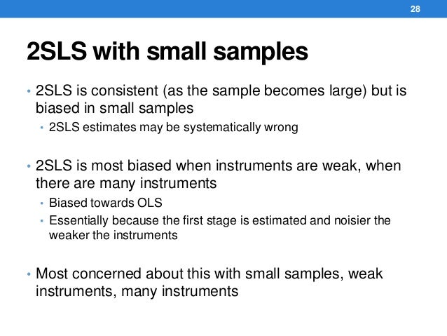 Instrumental Variables and Control Functions