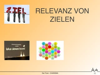 RELEVANZ VON
   ZIELEN




 Der Fürst - CHARISMA   !12
 