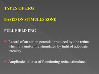 ERG electroretinogram principle,methods,measurement parameters,diseases ...