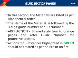 ERG 2020 INTRODUCTION it's important document when first responder ...
