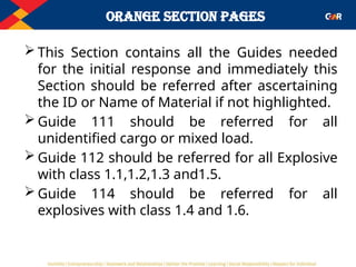 ERG 2020 INTRODUCTION it's important document when first responder ...