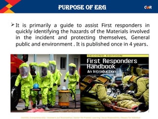 ERG 2020 INTRODUCTION it's important document when first responder ...