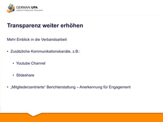 Möglichkeiten der Mitarbeit und Mitgestaltung