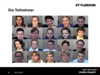 07.01.2015
Contextual AD vs. PreRoll
5
Die Teilnehmer
 