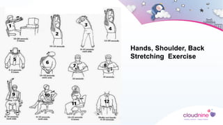 Hands, Shoulder, Back
Stretching Exercise
 