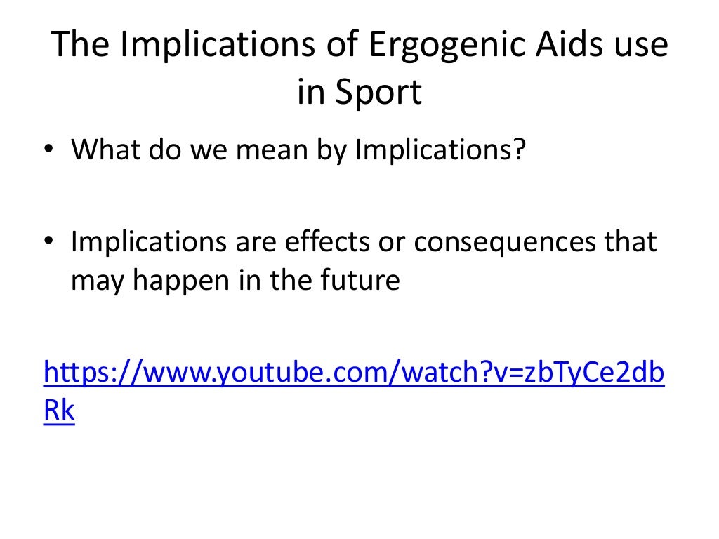 Ergogenic aids for exercise and sports performance