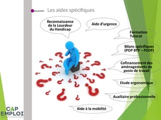 Les aides spécifiques
 