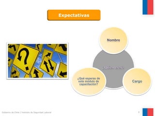 Gobierno de Chile | Instituto de Seguridad Laboral 3
Expectativas
 