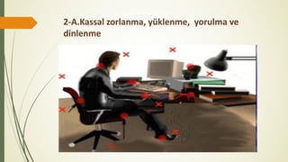 2-A.Kassal zorlanma, yüklenme, yorulma ve
dinlenme
 