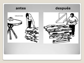 antes después
 