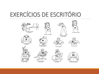 EXERCÍCIOS DE ESCRITÓRIO
 