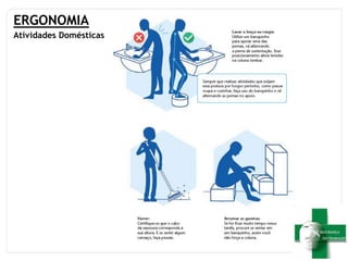 ERGONOMIA
Atividades Domésticas
 