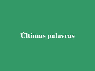Últimas palavras 