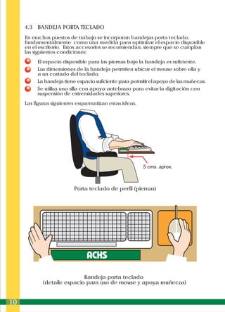 Achs Seguro Laboral - ¿Sabías que utilizar un apoya pies en tu oficina,  mejora tu circulación y disminuye la tensión muscular? Más que un simple  accesorio es la base de una buena