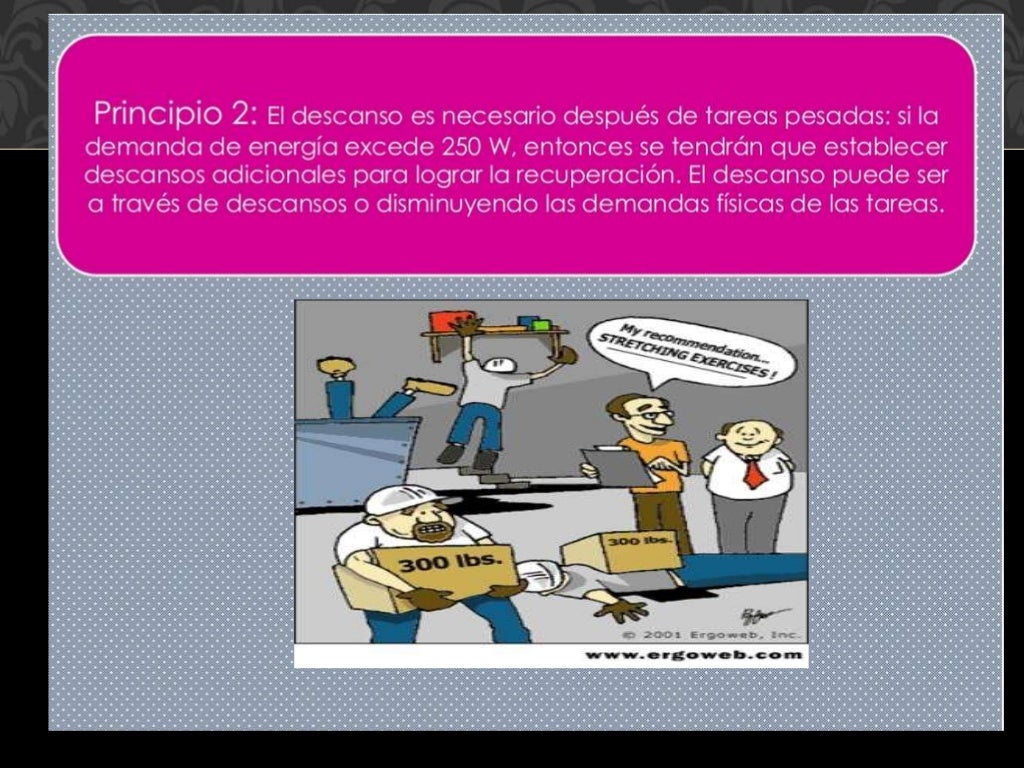 Ergonomia PRINCIPIOS DE LA ERGONOMIA OCUPACIONAL