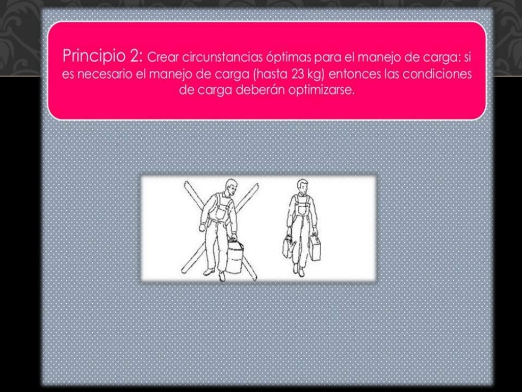 Ergonomia PRINCIPIOS DE LA ERGONOMIA OCUPACIONAL