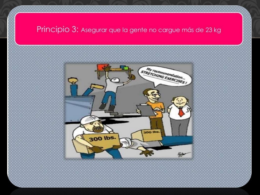Ergonomia PRINCIPIOS DE LA ERGONOMIA OCUPACIONAL