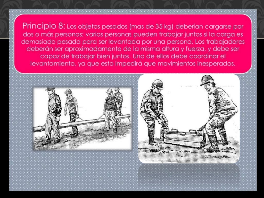 Ergonomia PRINCIPIOS DE LA ERGONOMIA OCUPACIONAL