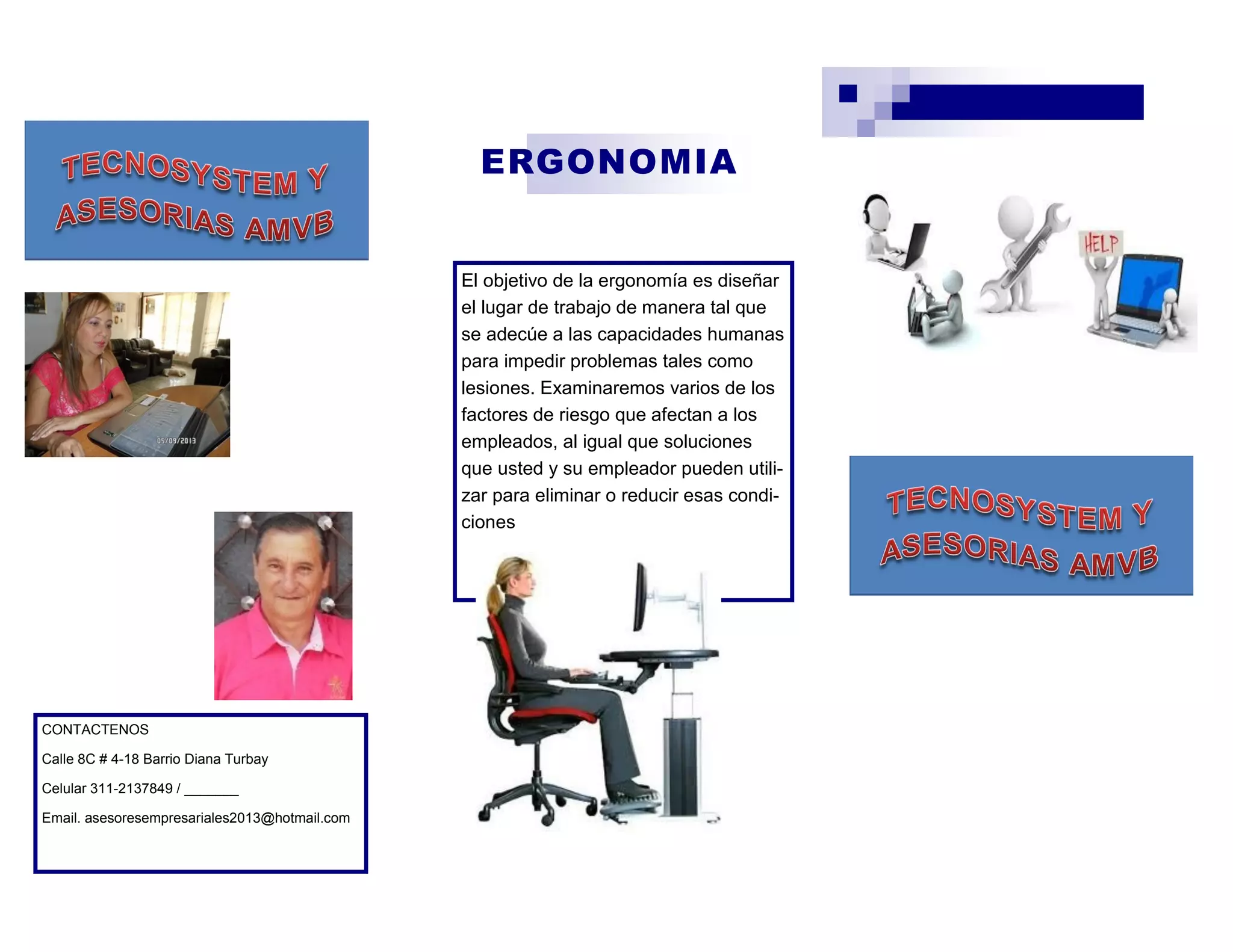 Ergonomía Posturas en el lugar de trabajo | PDF