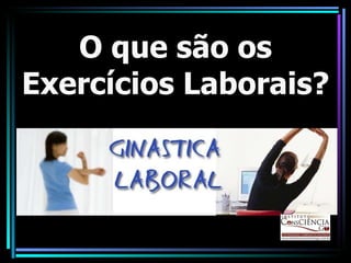 O que são os Exercícios Laborais? 
