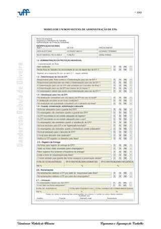 - 100
-
Uanderson Rebula de Oliveira Ergonomia e Segurança do Trabalho
MODELO DE UM BOM SISTEMA DE ADMINISTRAÇÃO DE EPIs
 