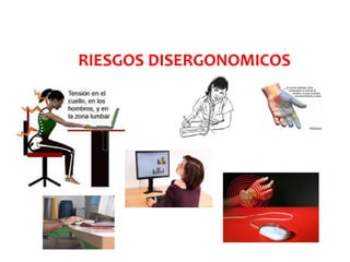 RIESGOS DISERGONOMICOS
 