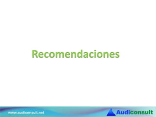 Recomendaciones
 