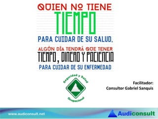 Facilitador:
Consultor Gabriel Sanquis
 