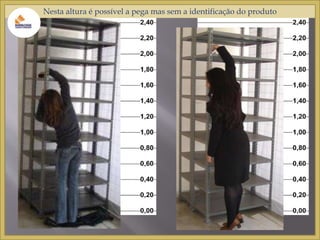 Nesta altura é possível a pega mas sem a identificação do produto 
 