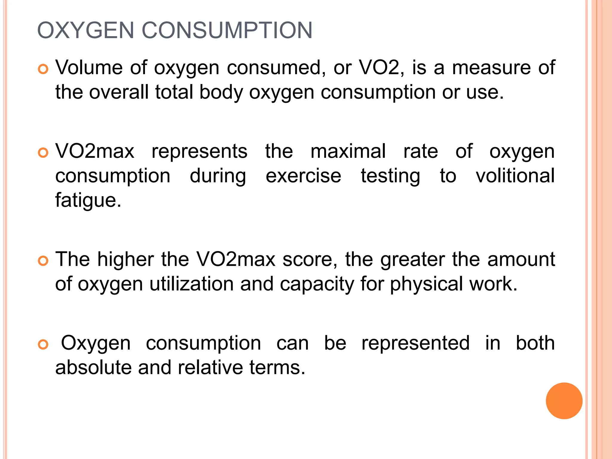 Ergonomic aspect of exercise on oxygen | PPTX