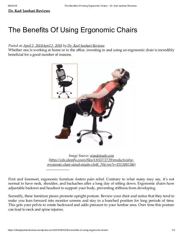 Ergonomic chairs