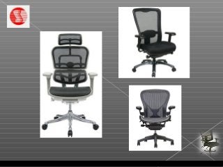 Ergonomic Desk and Computer Chairs