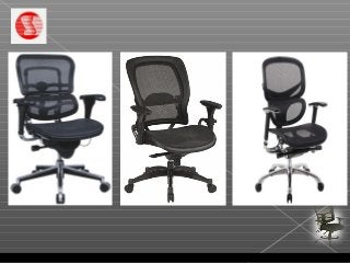 Ergonomic Desk and Computer Chairs