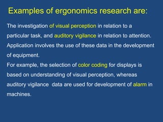 Ergonomics in anaesthesia | PPTX