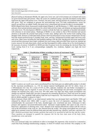 Ergonomic risk assessment using postural analysis tools in a bus body ...