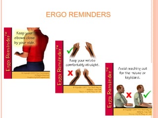 ERGO REMINDERS 