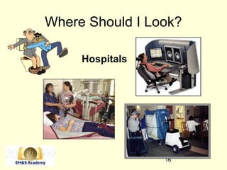 16
Where Should I Look?
Hospitals
 