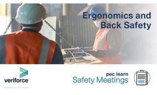 Ergonomics & Back Safety