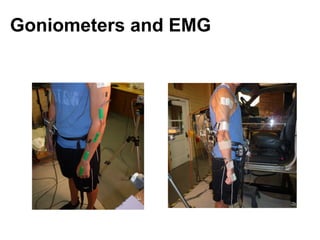 Goniometers and EMG
 