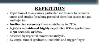 Ergonomics in Physiotherapy and Workplace | PPTX