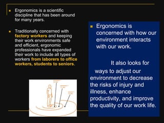 Ergonomics & its importance in furniture design pt 1 | PDF