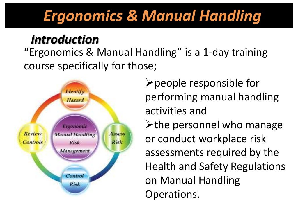 Ergonomics & Manual Handling