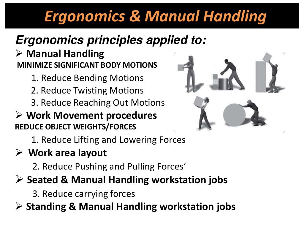 Ergonomics & Manual Handling